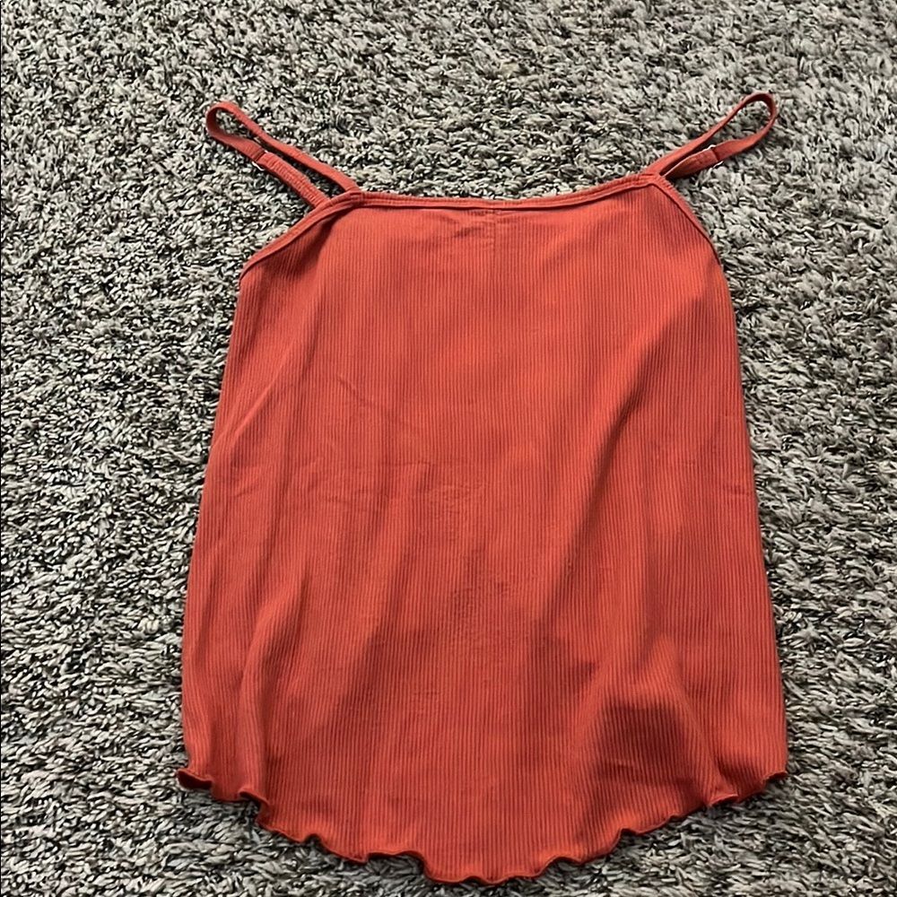 Women's Red Sleeveless Top